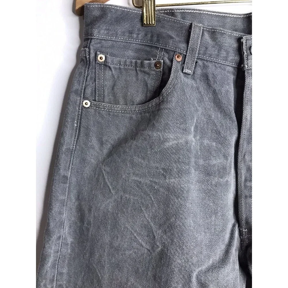 Levi's 501xx Jeans 36x30 Men's Button Fly Gray Jeans